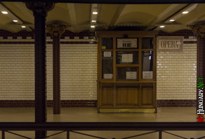 Станция метро Opera на желтой ветке в Будапеште